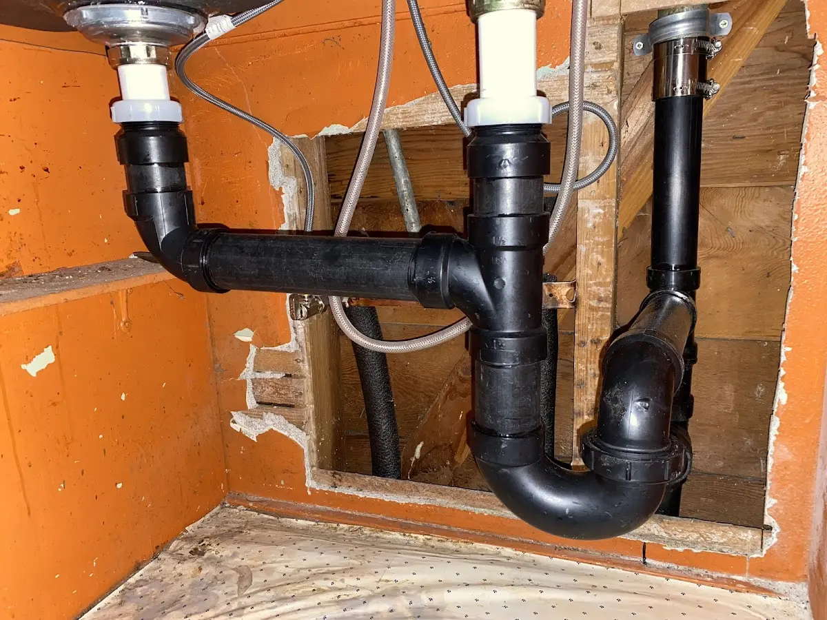 Professional Repiping Services equipment and tools on the job in Garland
